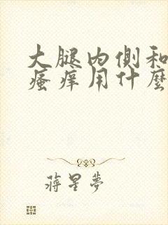 大腿内侧和阴囊瘙痒用什么药膏