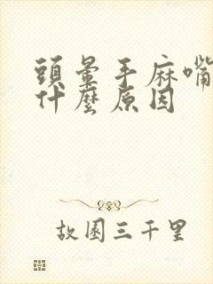 头晕手麻嘴麻是什么原因