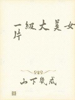 一级大美女黄色片