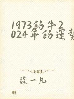 1973的牛2024年的运势及运程