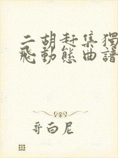 二胡赶集独奏宋飞动态曲谱