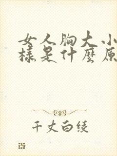 女人胸大小不一样是什么原因封面