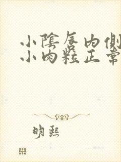 小阴唇内侧皮肤小肉粒正常吗