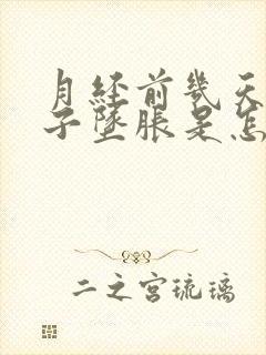 月经前几天小肚子坠胀是怎么回事封面