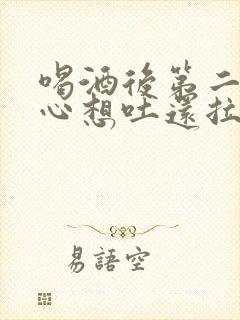 喝酒后第二天恶心想吐还拉肚子封面