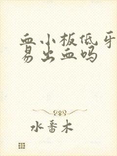 血小板低牙龈容易出血吗封面