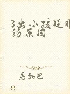 3出小孩眨眼睛的原因