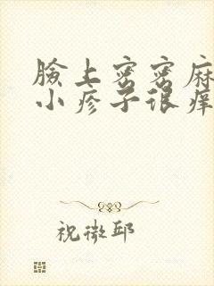 脸上密密麻麻的小疹子很痒