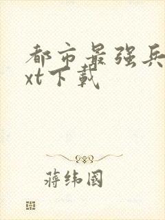 都市最强兵王txt下载