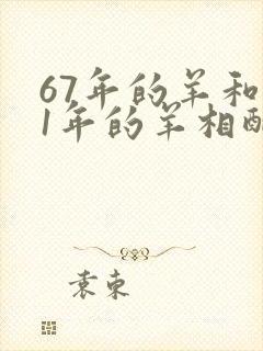 67年的羊和91年的羊相配婚姻如何封面