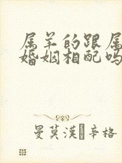 属羊的跟属兔的婚姻相配吗