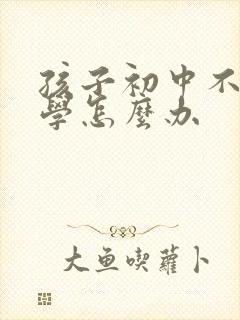 孩子初中不愿上学怎么办