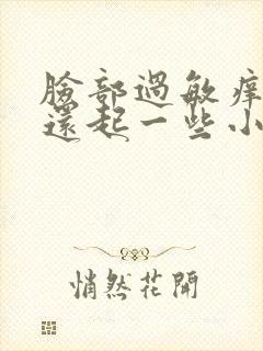 脸部过敏痒 红还起一些小疙瘩怎么办