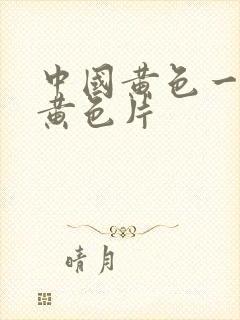 中国黄色一级片黄色片