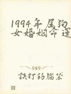 1994年属狗女婚姻命运