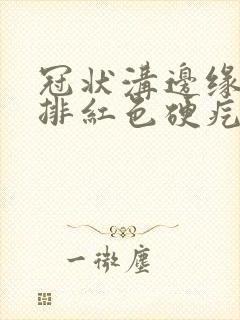 冠状沟边缘长一排红色硬疙瘩