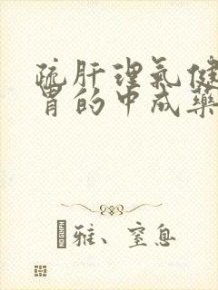 疏肝理气健脾养胃的中成药