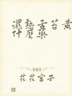 湿热舌苔黄腻吃什么药