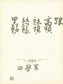 黑丝袜高跟美女动态视频