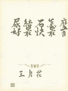 尿结石怎么治最好最快最有效的