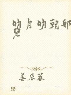 明月明朝那些事儿