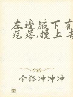 左边腋下有个小疙瘩,摸上去有点疼封面