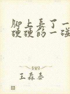 脚上长了一个包硬硬的一碰就痛