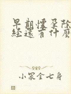 早期怀孕除了停经还有什么症状