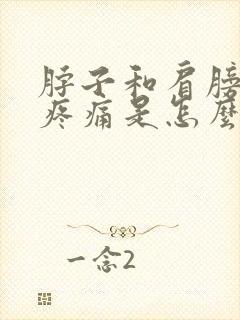 脖子和肩膀之间疼痛是怎么办封面