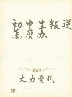 初中生叛逆厌学怎么办封面