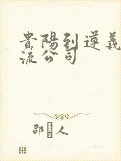 贵阳到遵义的物流公司