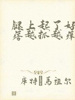 腿上起了好多疙瘩越抓越痒