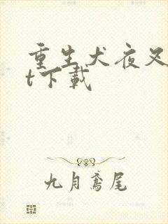 重生犬夜叉txt下载