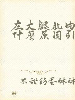 左大腿肌肉疼痛什么原因引起的呢