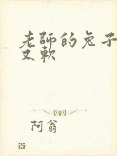 老师的兔子又大又软