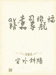 av老司机福利精品导航