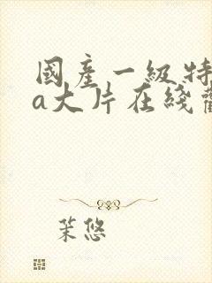 国产一级特黄aa大片在线观看