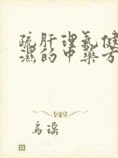 疏肝理气健脾祛湿的中药方剂封面