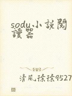 sodu小说阅读器