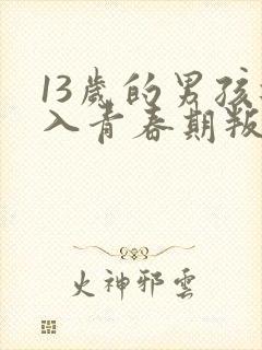 13岁的男孩进入青春期叛逆怎样管