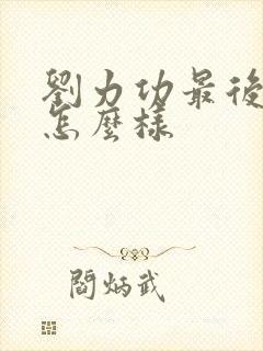 刘力功最后结局怎么样