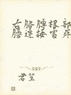 右胳膊根部和肩膀连接处疼痛封面