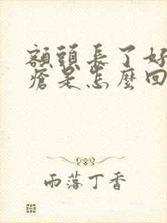 额头长了好多痤疮是怎么回事啊封面