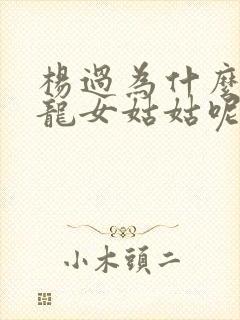 杨过为什么叫小龙女姑姑呢