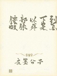 腰部以下到腿都酸胀疼是怎么回事