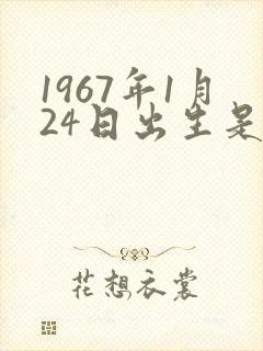 1967年1月24日出生是什么命