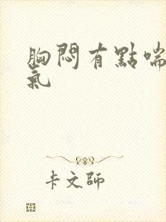 胸闷有点喘不过气