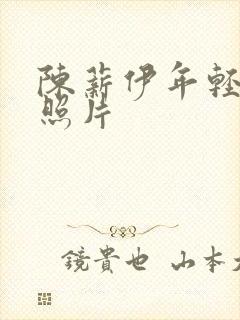 陈薪伊年轻时的照片封面