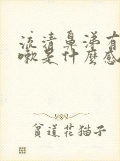 流清鼻涕有点咳嗽是什么感冒