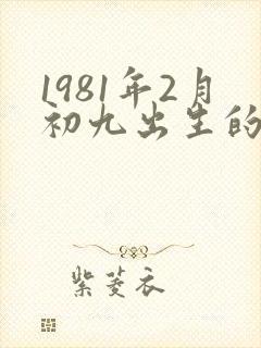 1981年2月初九出生的命运